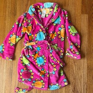Komar Kids Pink Floral Pajama Robe